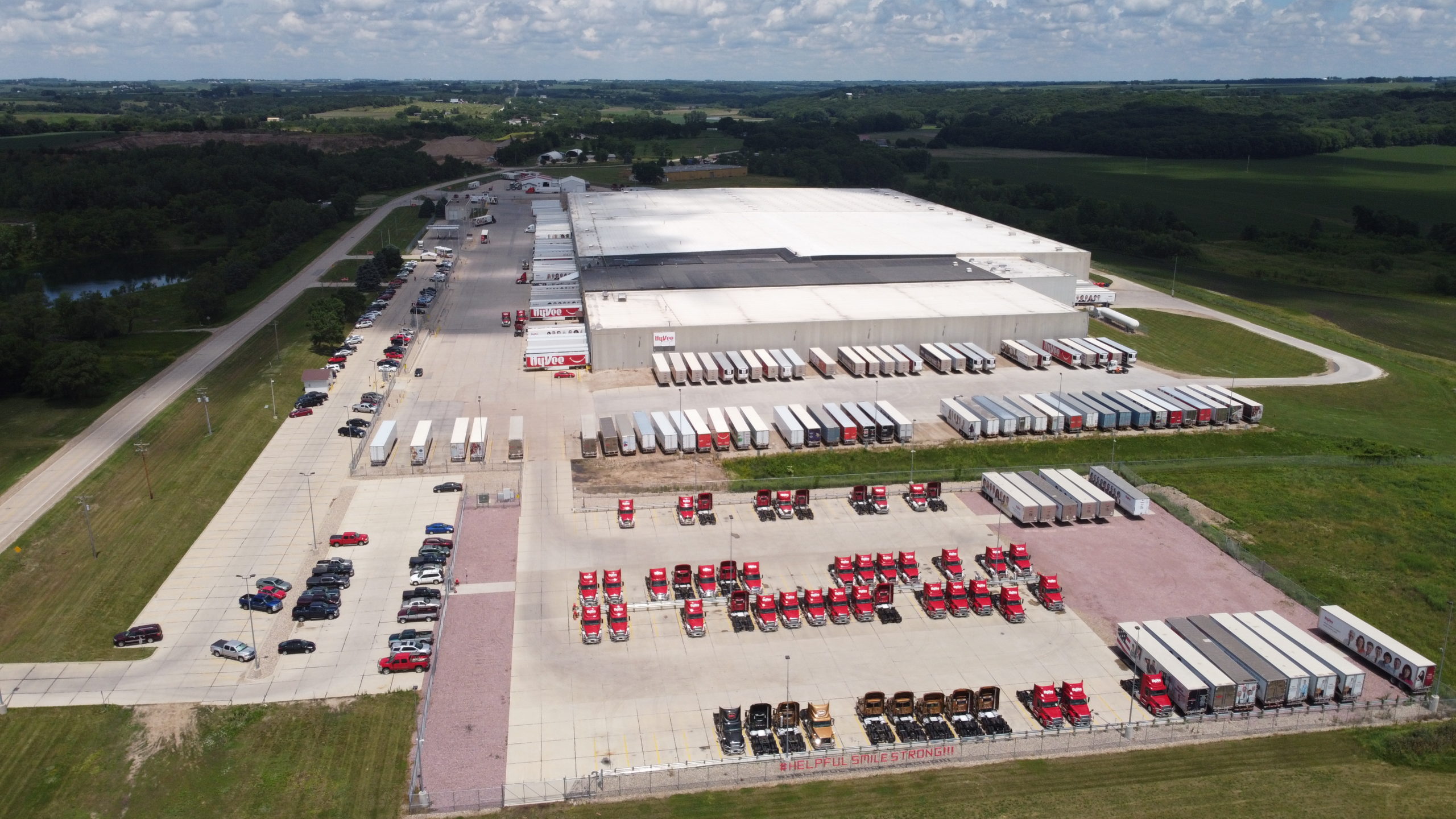 Aerial business property photo
