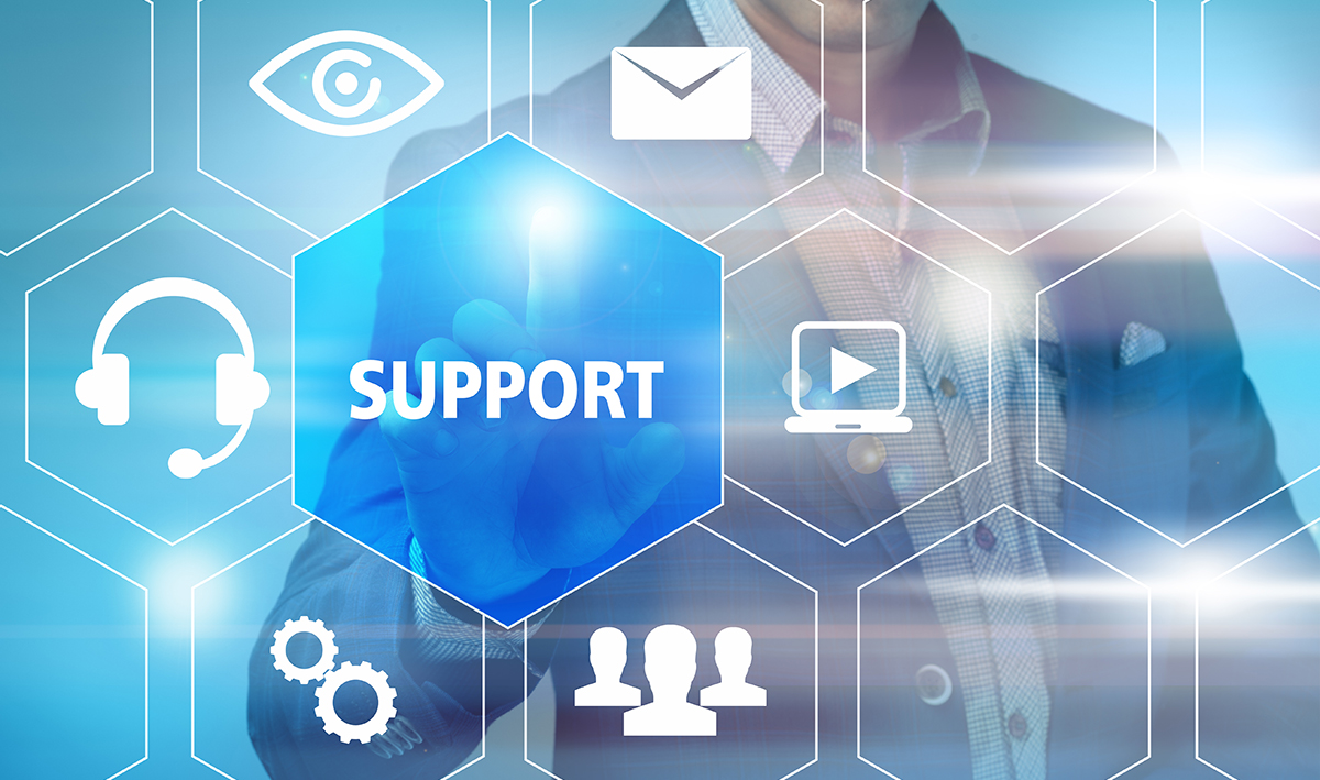 Technical support graphic